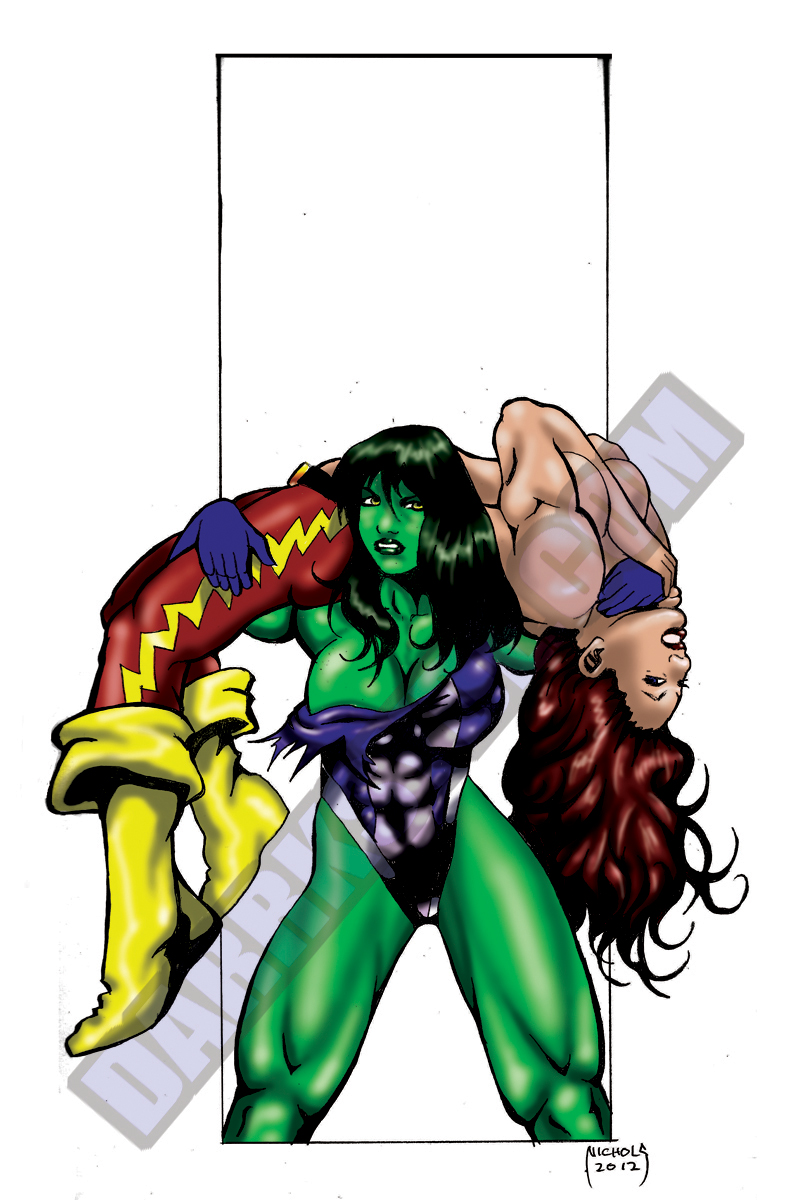 SHE-HULK VS. THUNDRA