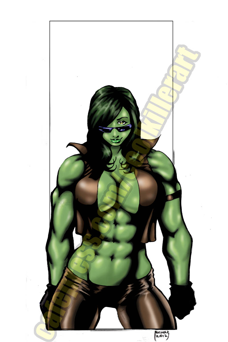 SHE-HULK LEATHER AND SHADES