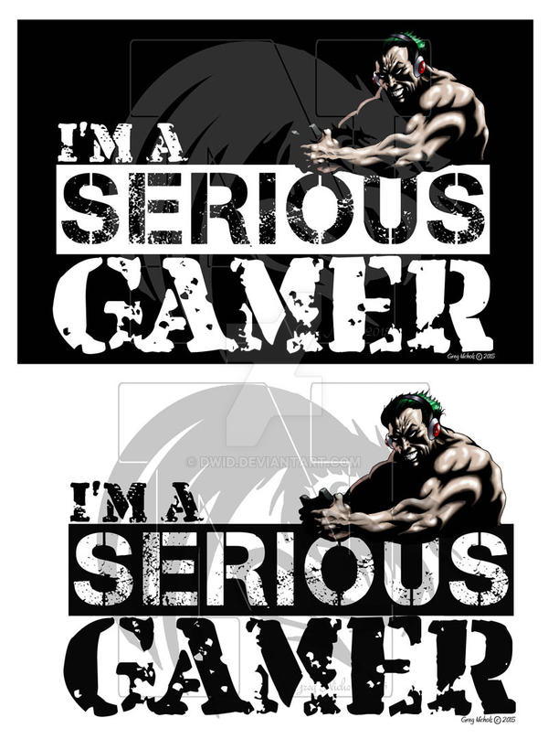 Buff Serious Gamer Design by Dwid on DeviantArt