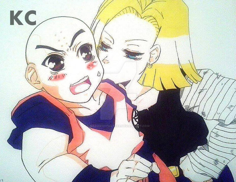 Android Krillin Krillin and Android 18 Fanart (Dragon Ball Z) by MadAsThyHatter on ...