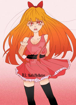 Blossom: Recolored (The Powerpuff Girls)