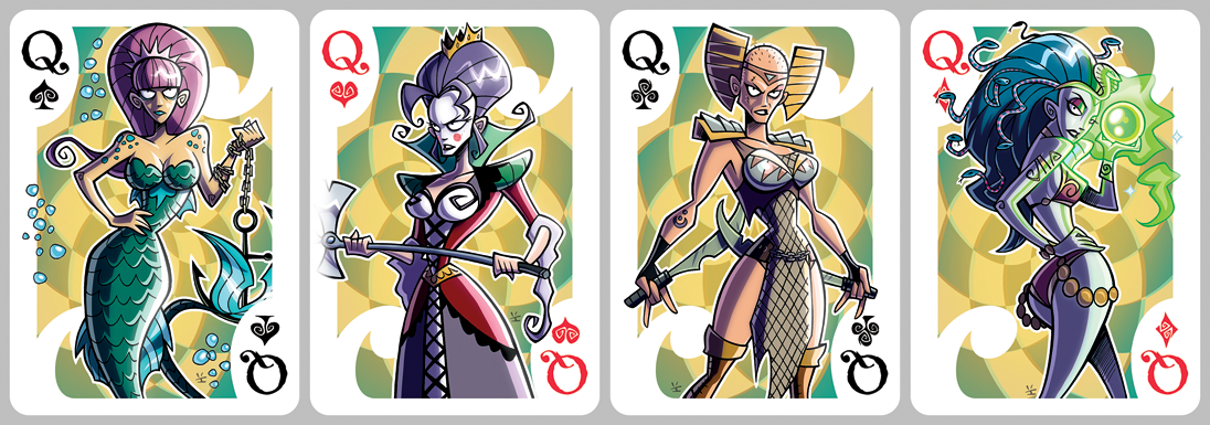 Inkjava Playing Cards [queens]