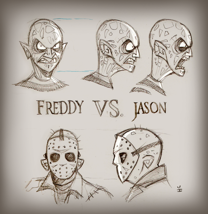 Freddy Vs. Jason [sketches]