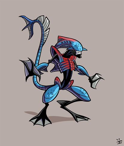 Alien Raptor Designs Xenomorph Raptor Model By Crypticguy On Deviantart