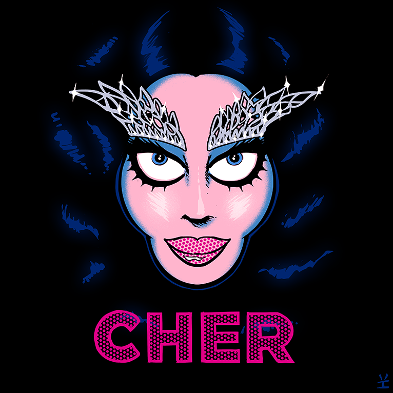 Cher: Dressed to Kill [colour sketch]