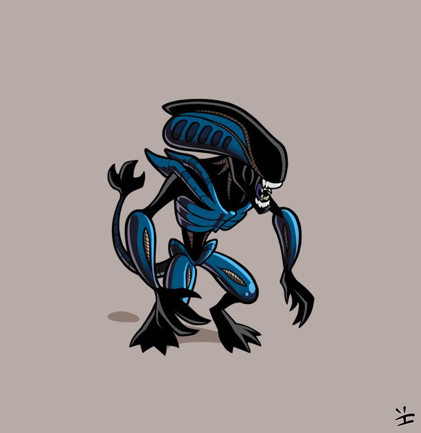 Xenomorph Roster Gorilla Alien by ivewhiz on DeviantArt