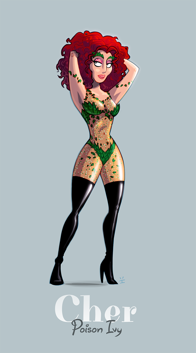 Cher as Poison Ivy