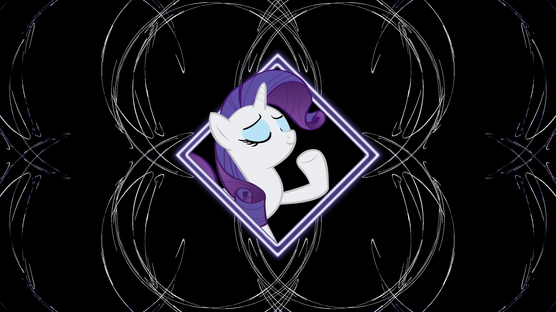 Rarity Flame Background 1920x1080