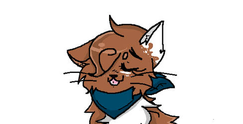 Cat oc headshot + I need help