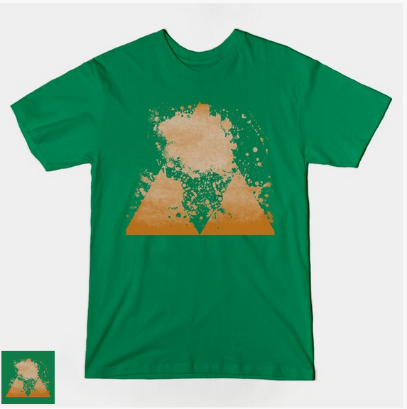 Legend Of Zelda - Triforce Splatter shirt