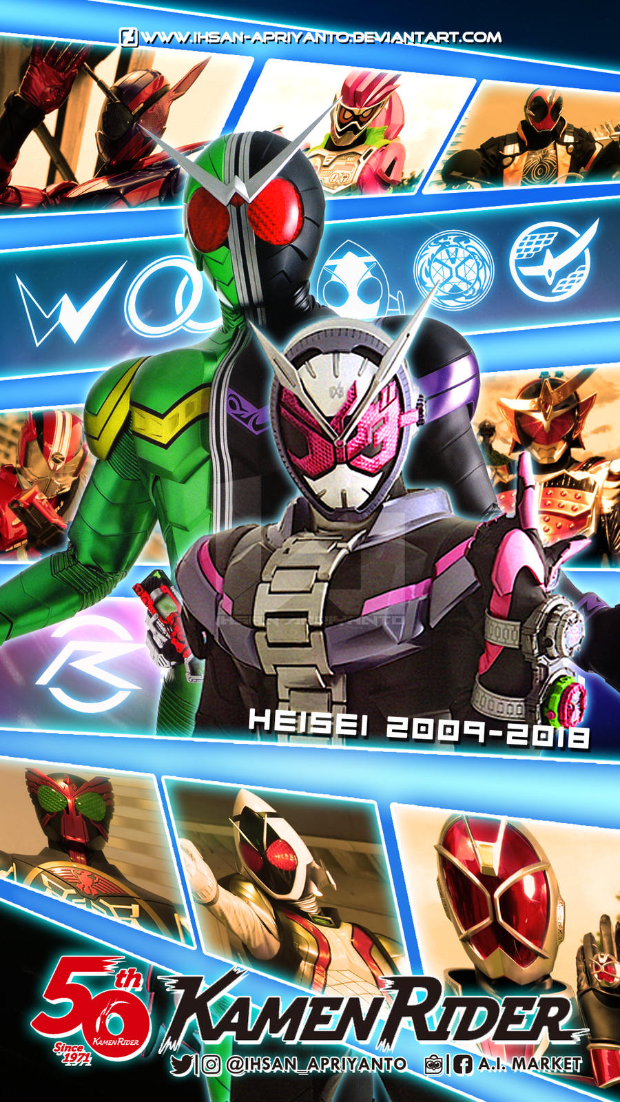 KAMEN RIDER HEISEI PHONE WALLPAPER 2009-2018 by Ihsan-Apriyanto on ...