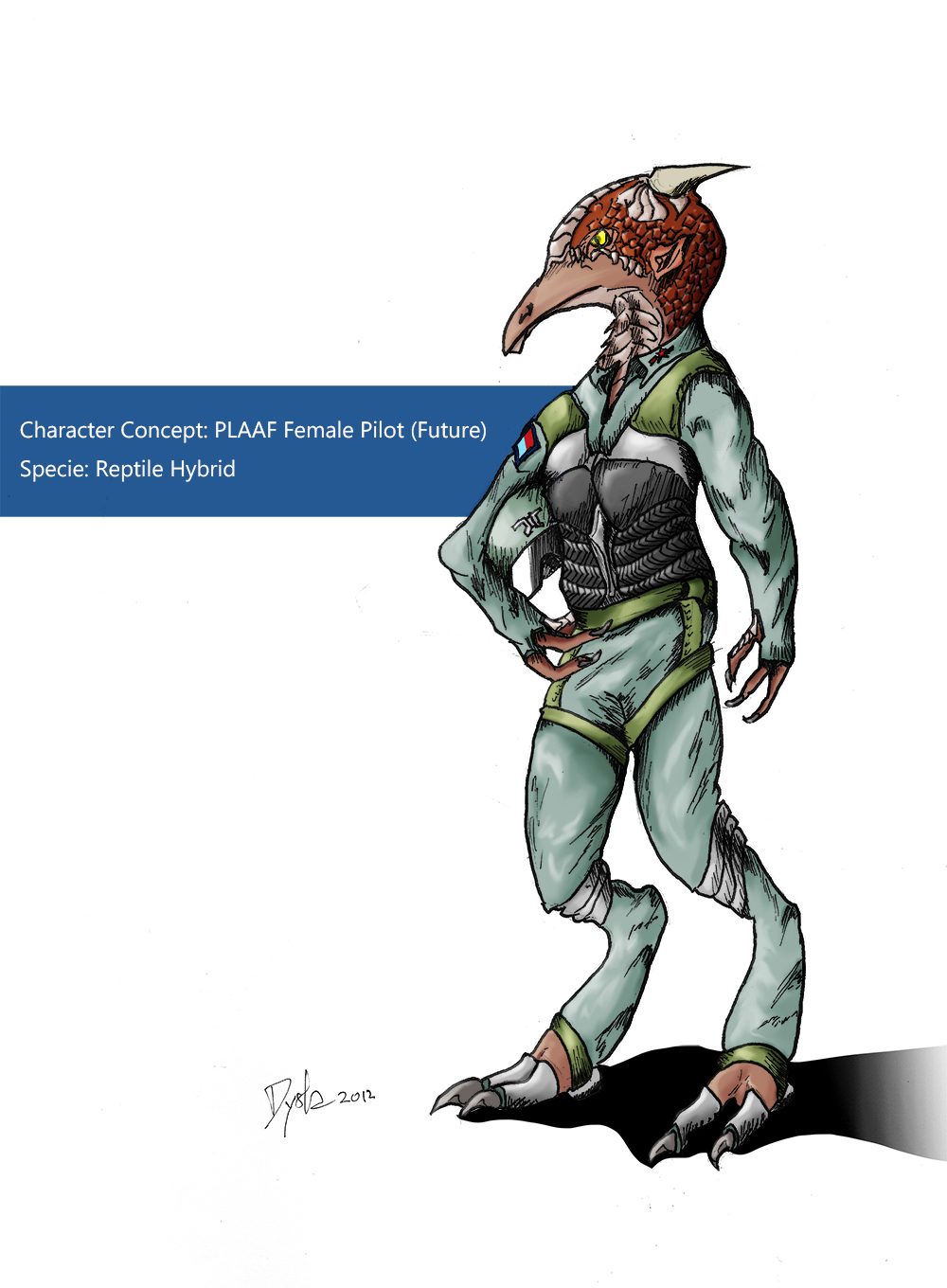 Concept - Female Reptile Pilot