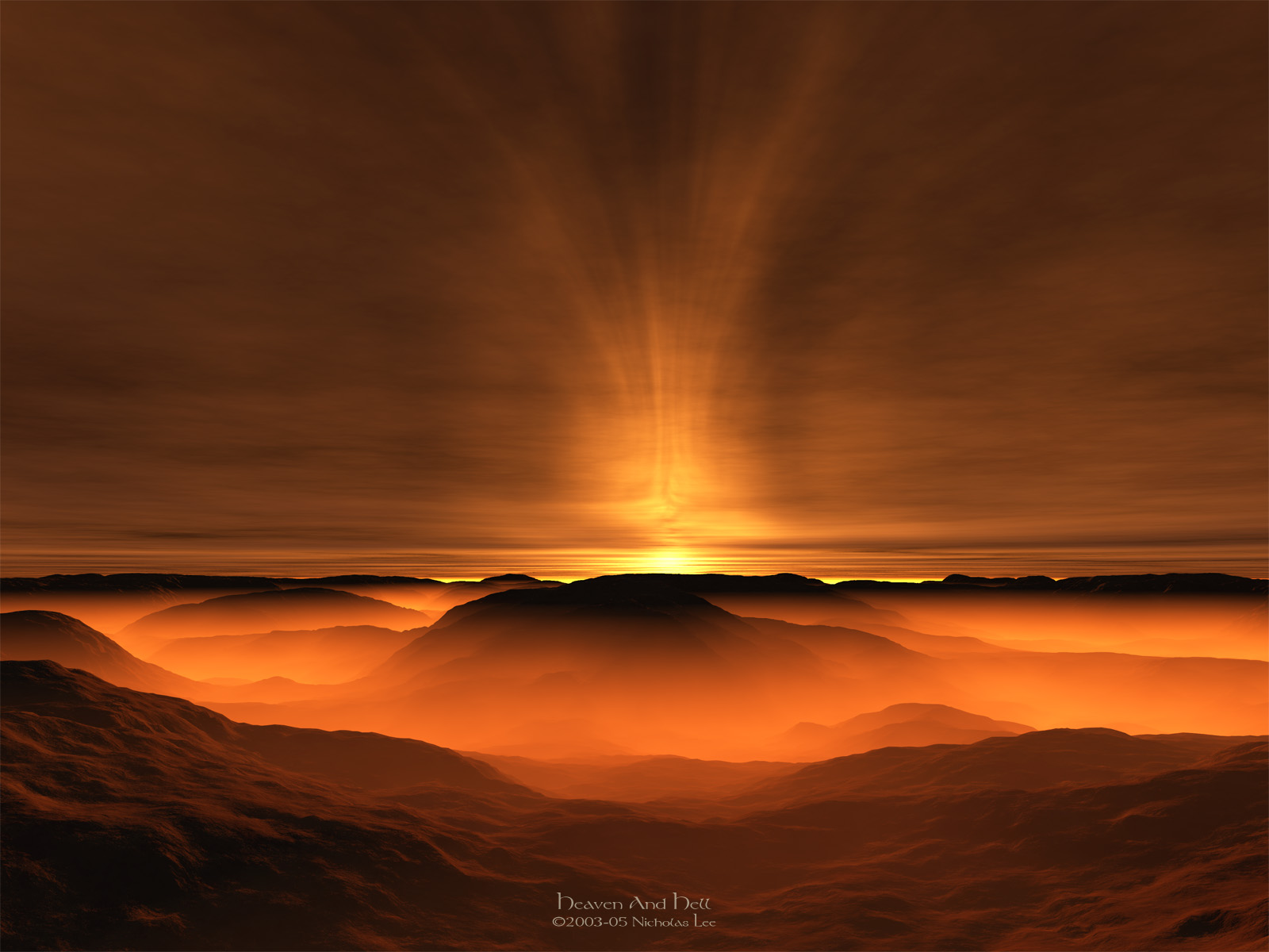 Heaven And Hell - Terragen