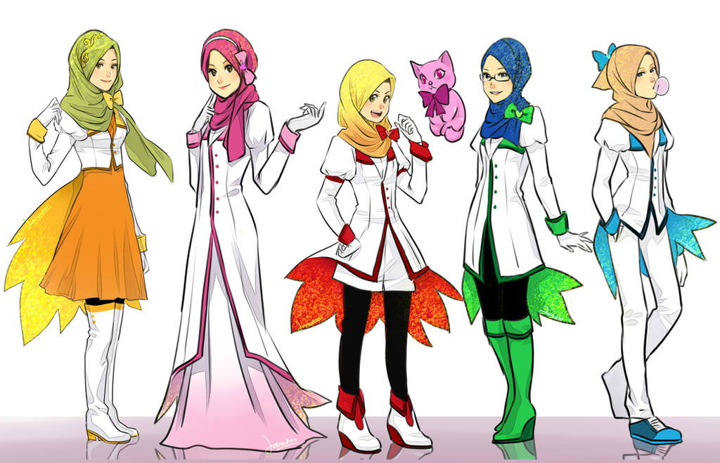 F!Muslimah Binan Koukou Chikyuu Bouei-bu Love! by Lavendra