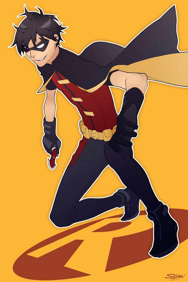 Robin Justice Young Justice Robin by paper-hero on DeviantArt