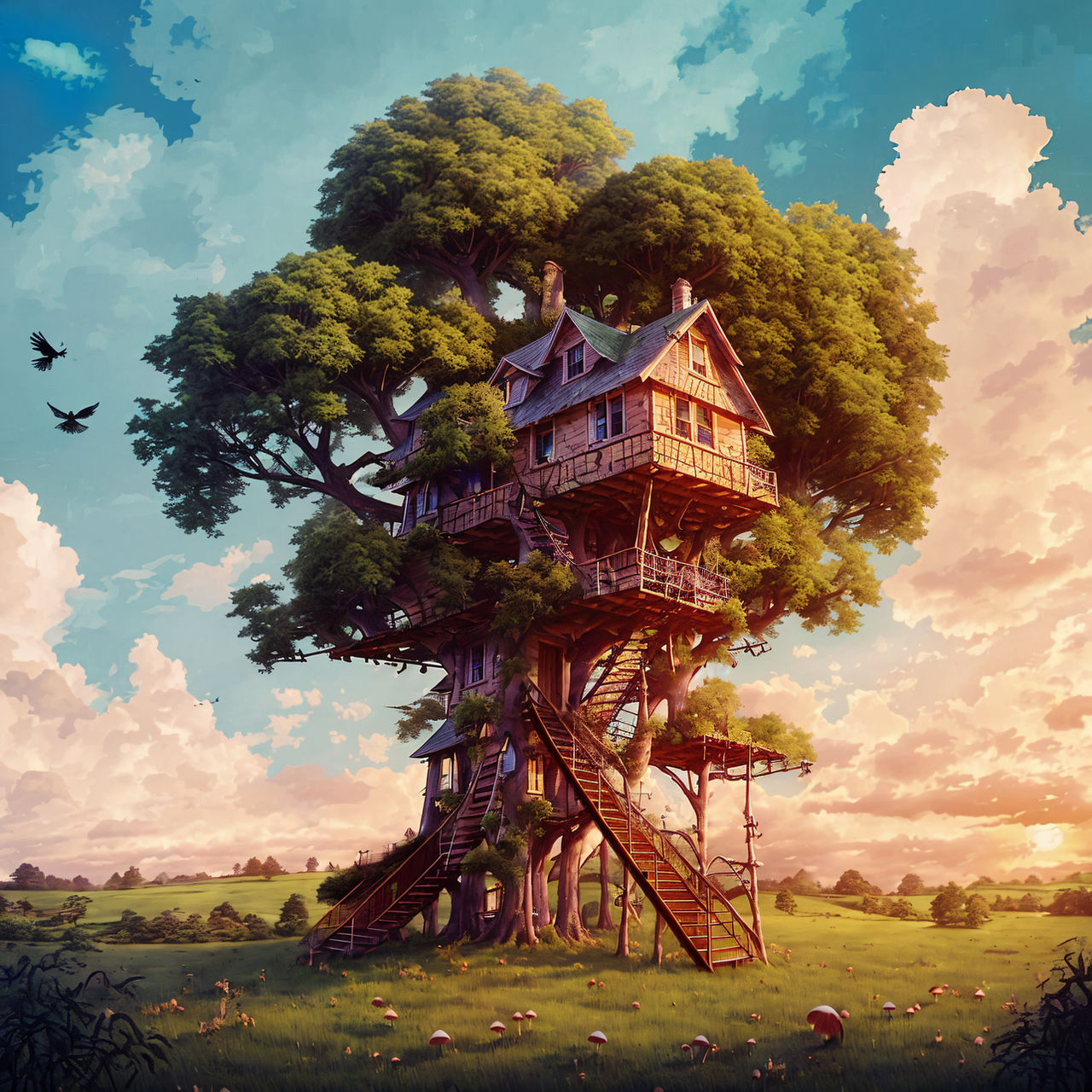 Treehouse by regostratos on DeviantArt