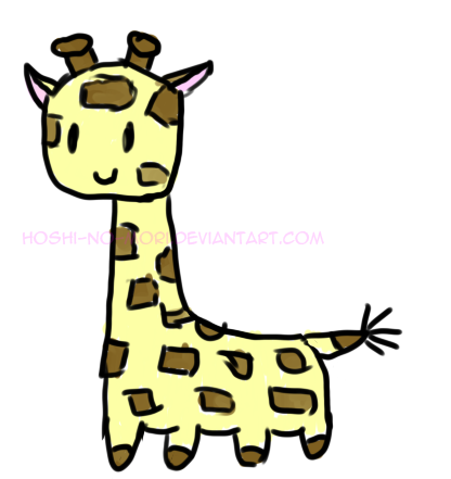 giraffe colored