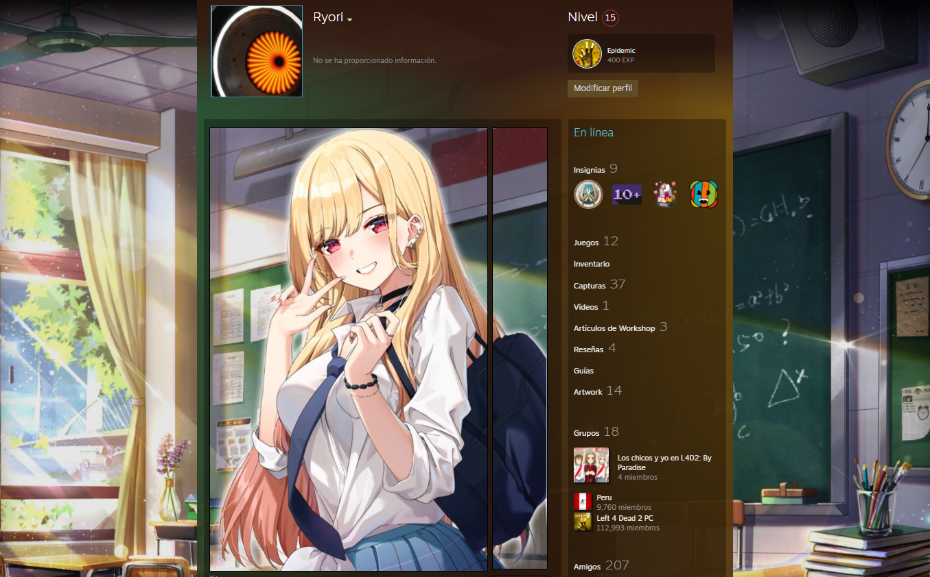 Marin Kitagawa Steam Profile by Ryori16 on DeviantArt