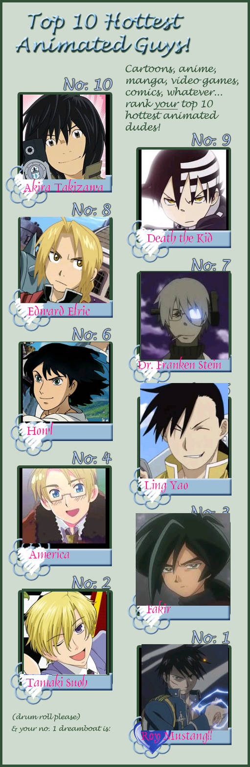 Top Ten Hottest Anime Guys Ii By Kanouchi On Deviantart Top Ten Hottest Anime Guys Ii By Kanouchi On Deviantart