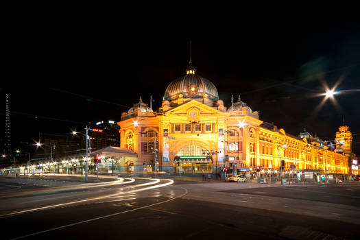 Melbourne ' Flinders Station '