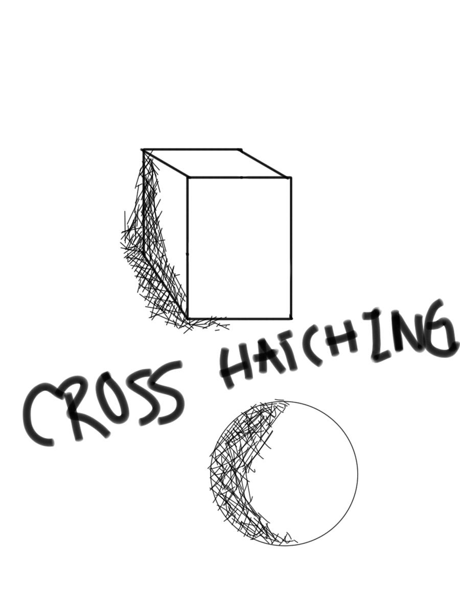 CROSS HATCHING TECHNIQUE 1 by a1b2c3100 on DeviantArt