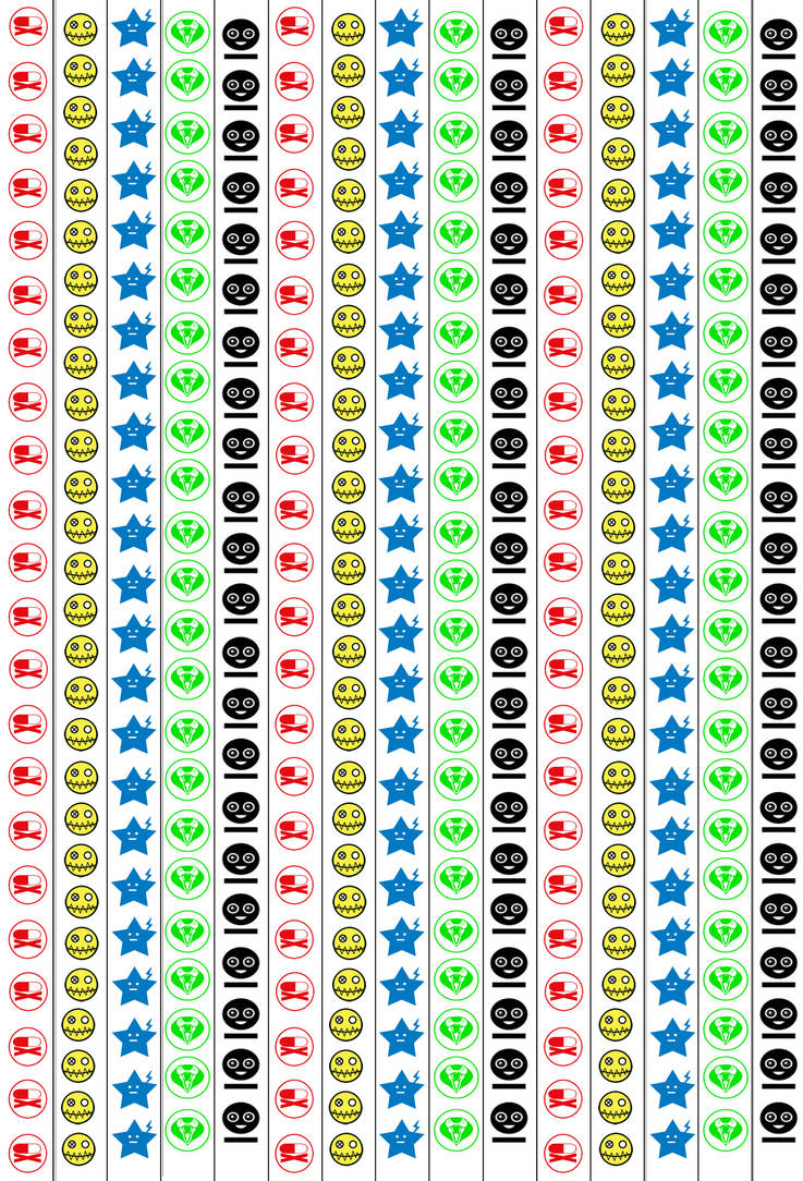 Killjoy Lucky Star paper by Rosa-killjoy