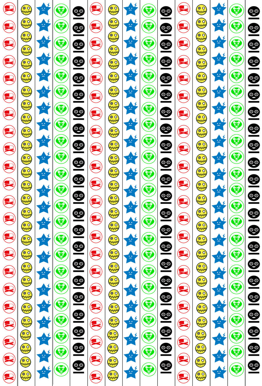 Killjoy Lucky Star paper by Rosa-killjoy