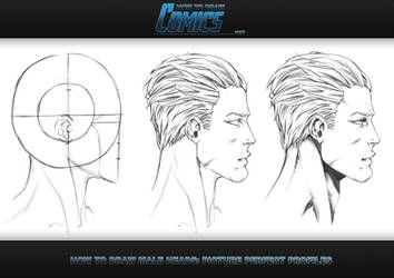 How to Draw Heads - Male Profile