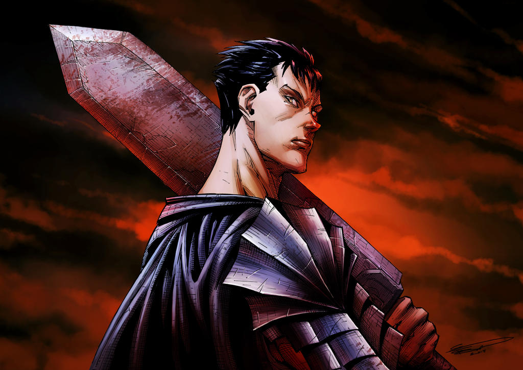 Berserk - Guts The Black Swordsman by ClaytonBarton on DeviantArt