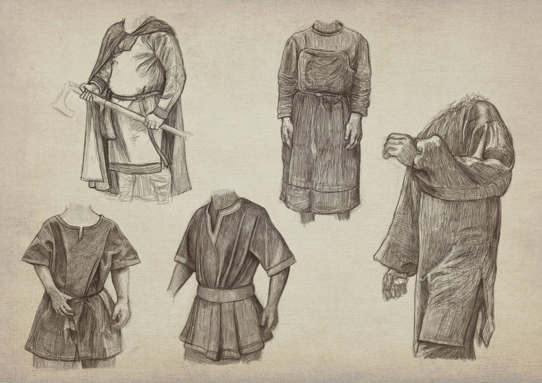 Cloth studies 1 by mszsz on DeviantArt