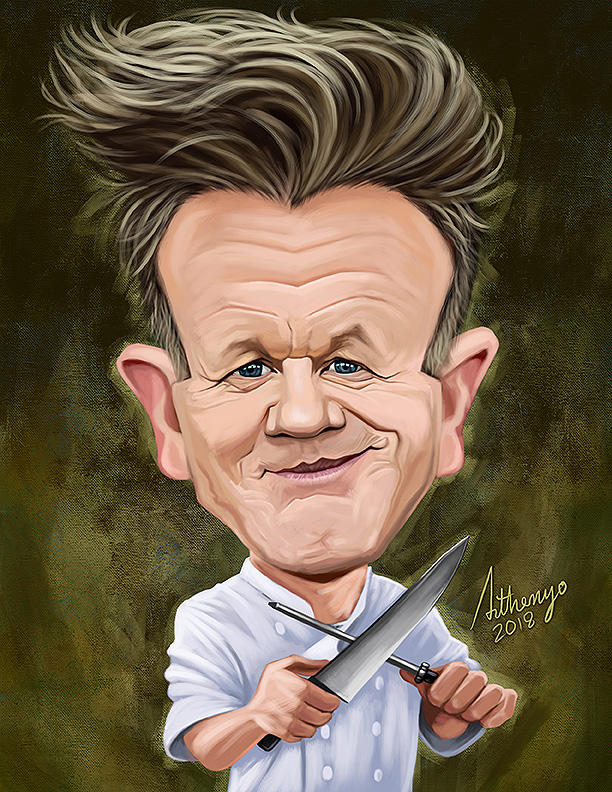 Gordon Ramsay by jesmartart on DeviantArt