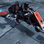 Sith Warlord Raider on Hotrigged Speeder Bike