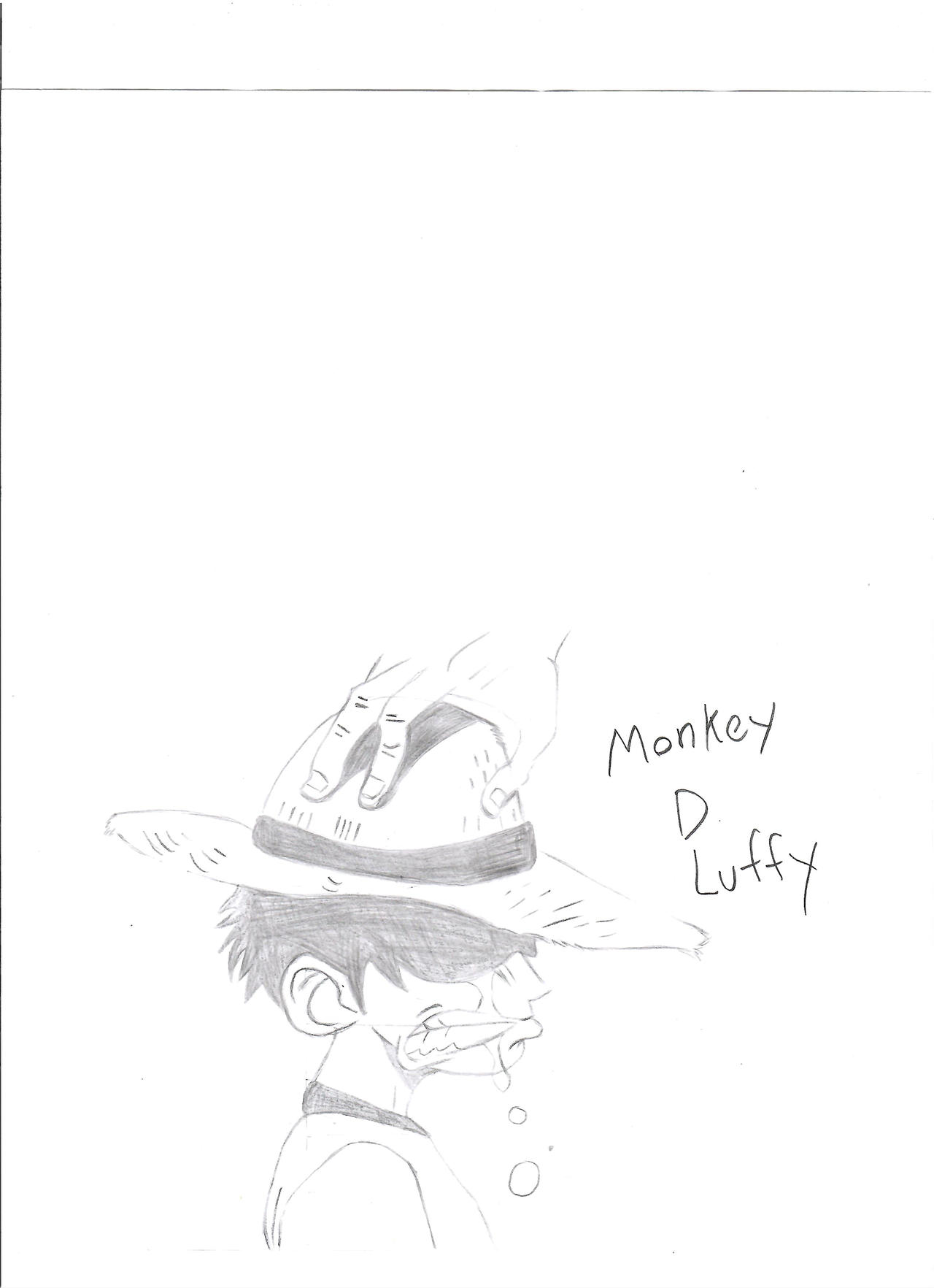Monkey D Luffy Gets His Straw Hat by EdgyTGirl on DeviantArt