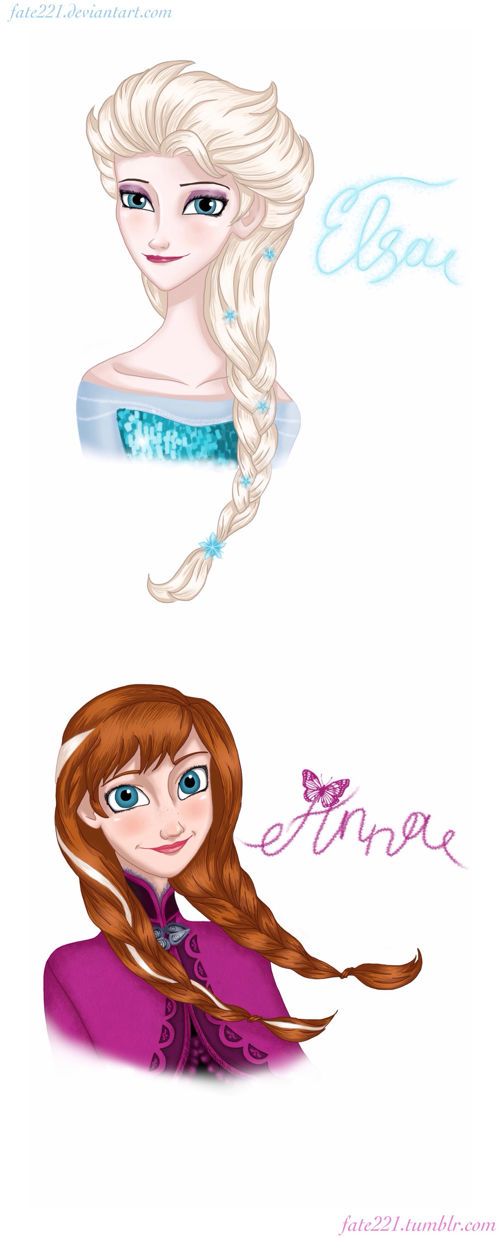 Anna and Elsa