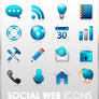 Social Web icons