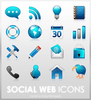 Social Web icons