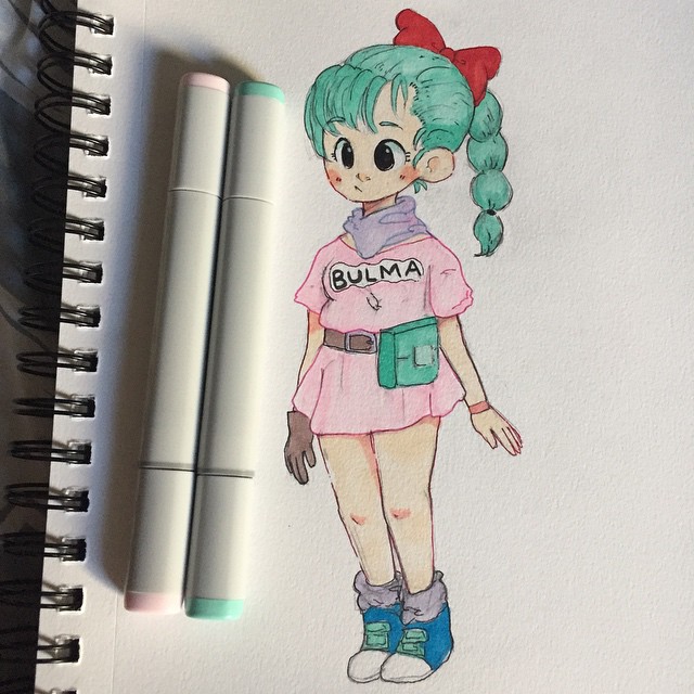 Bulma Cursive Bulma! by the-secondstar on DeviantArt