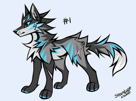 New wolf adopt name Narbe 