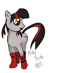 Abby Sciuto, as a pony...