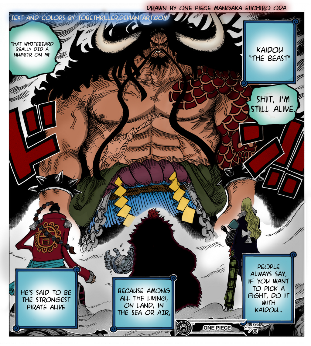 Coloring of One Piece Chapter 1061 - EIICHIRO ODA. by badhri27 on DeviantArt