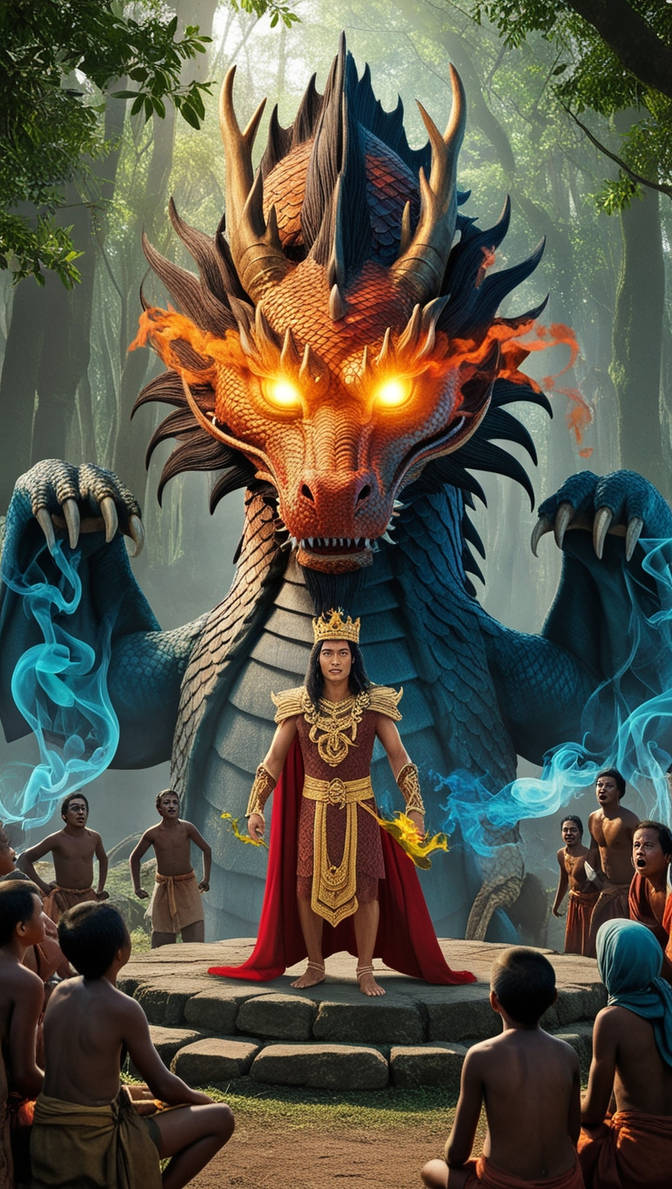 a Javanese king into a giant mystical dragon by ChrisJr2518 on DeviantArt