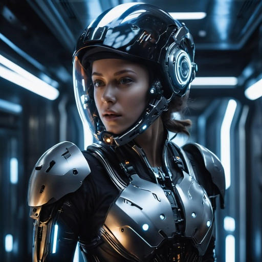 The Black Titanium Cyborg Android Woman by ChrisJr2518 on DeviantArt