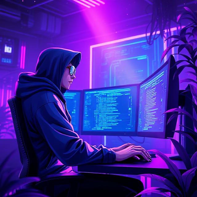 Hacker Sitting In Front Of A Computer, by ChrisJr2518 on DeviantArt