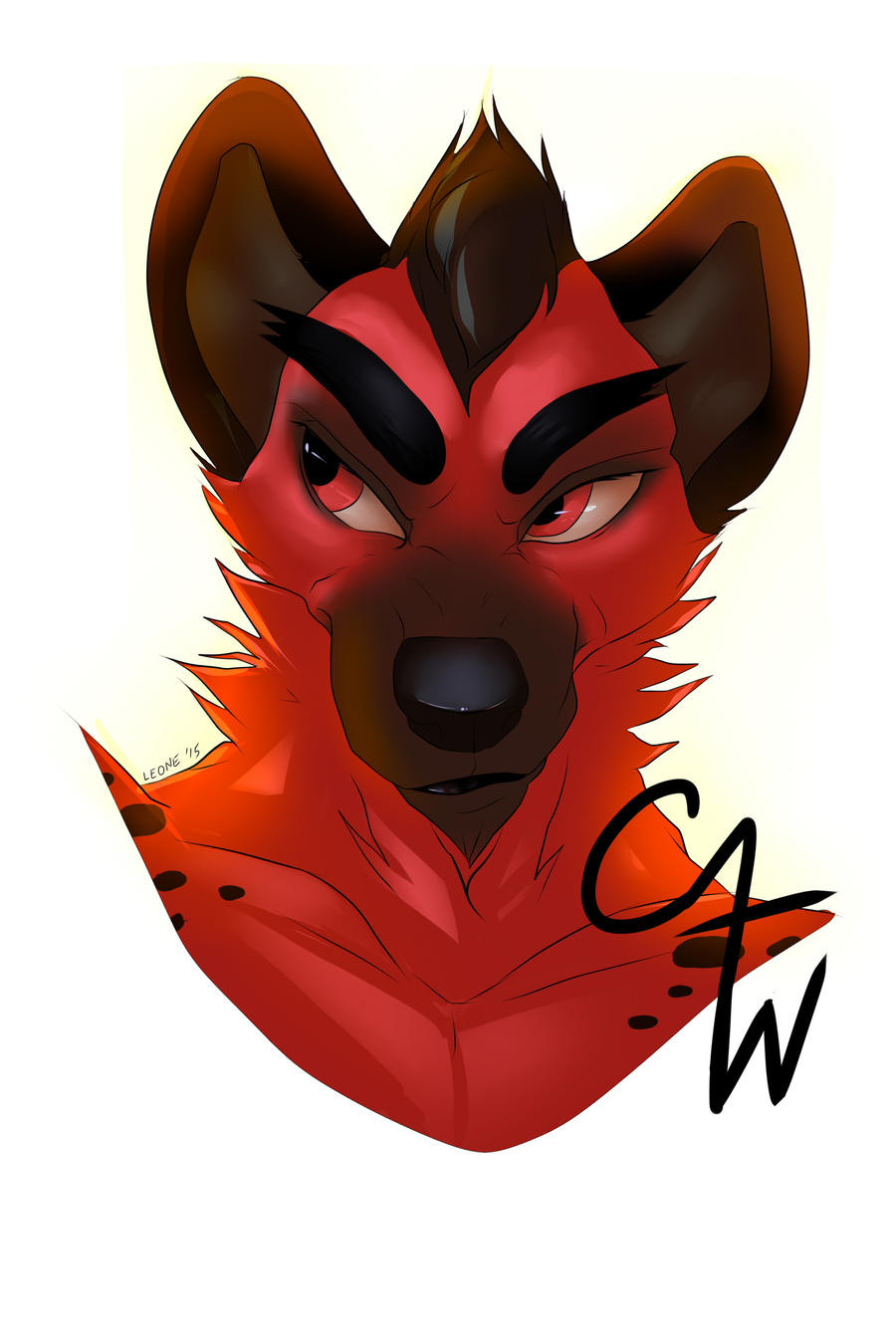 Caw the Hyena(bust example)