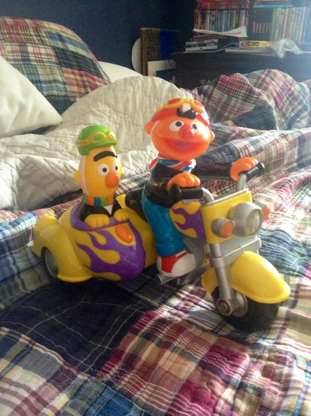 Bert and Ernie Revin' Sounds Motorcycle by JamestheRedEngine91 on ...