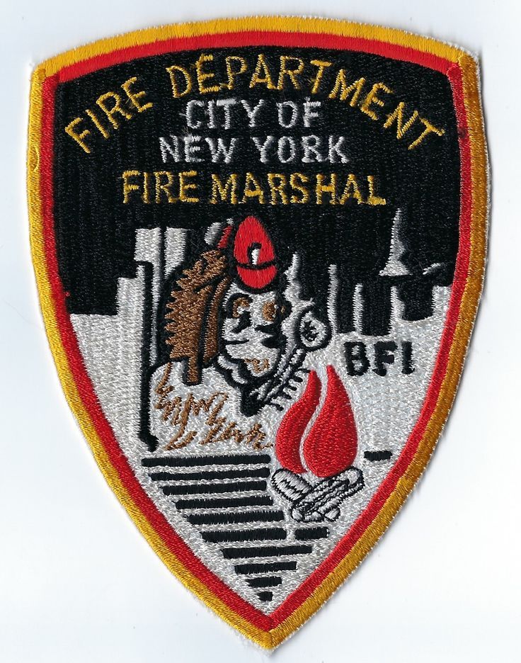 New York City Fire Department Fire Marshal patch by JamestheRedEngine91 ...
