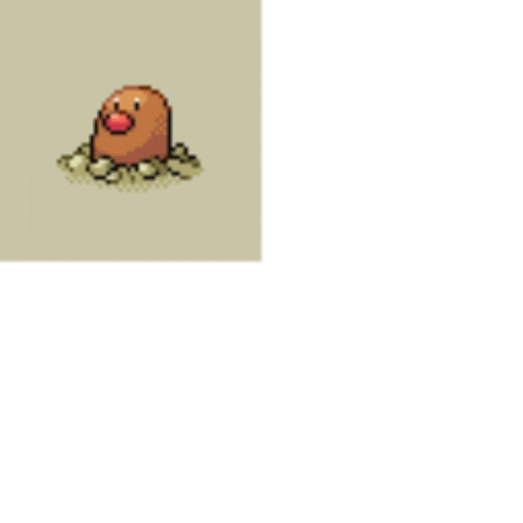 Gen 3 FRLG Diglett Sprite Animated by puppydrum64 on DeviantArt