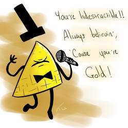 Bill Cipher- Gold