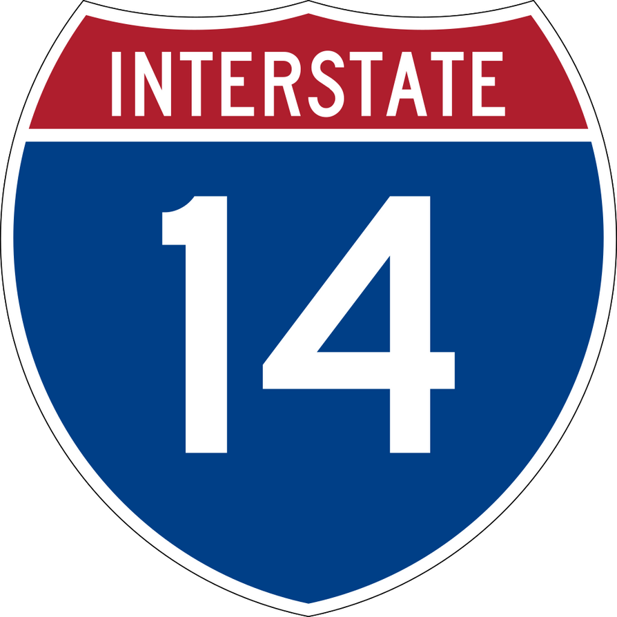 Interstate 14 Sign by Grantrules on DeviantArt