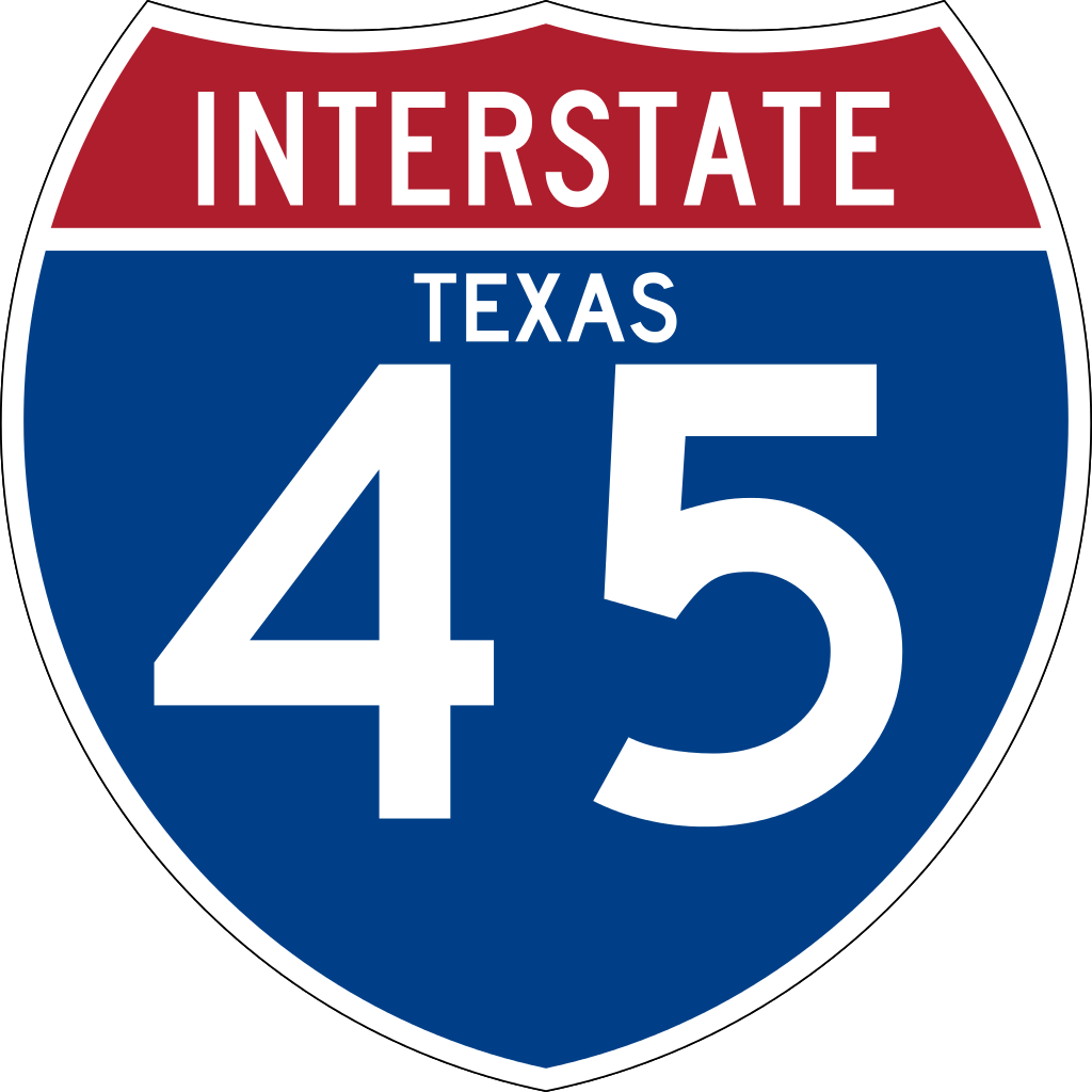 Interstate 45 Texas Sign by Grantrules on DeviantArt